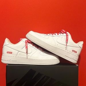 2020 Supreme Air Force 1 Low Men’s Size 8 White Verified Authentic